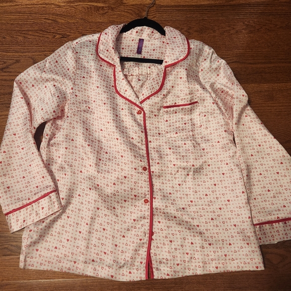 Like New, Adore Me, satin shorts pajama set, large - Picture 2 of 5